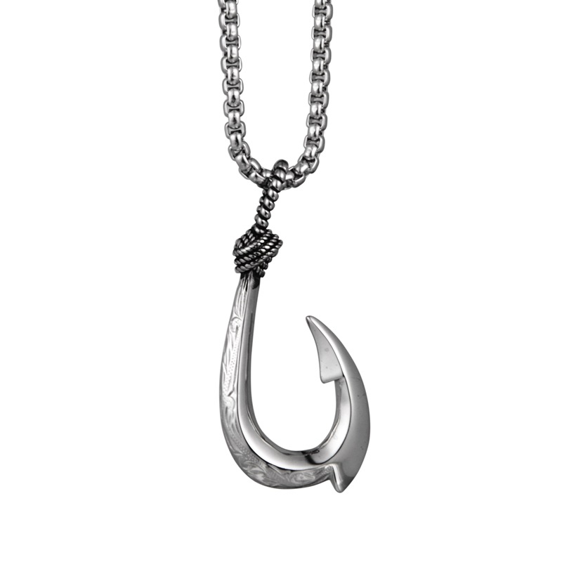 Battle Rope Anchor - Maui Magic Fish Hook Necklace Pendant