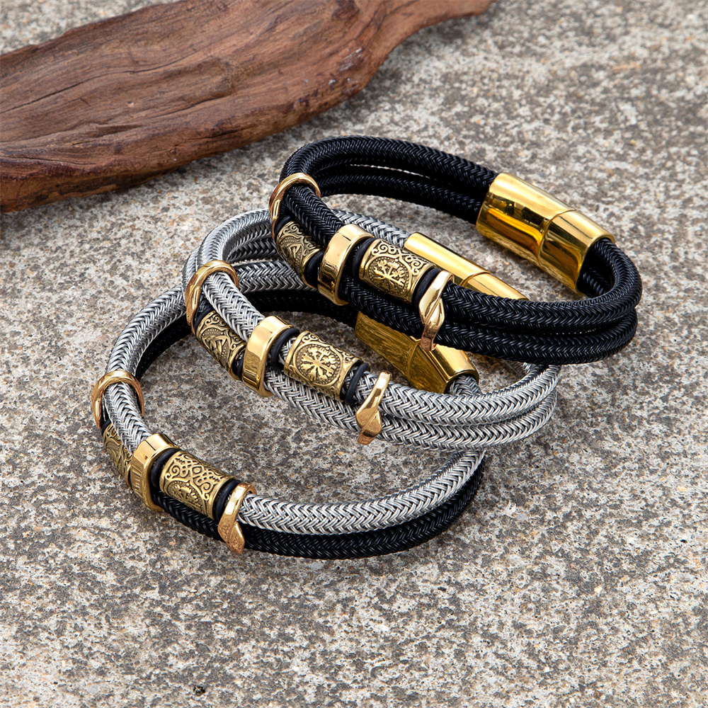 Vintage Norse Rune Double-Laye - Battle Rope Anchor reseña y precio