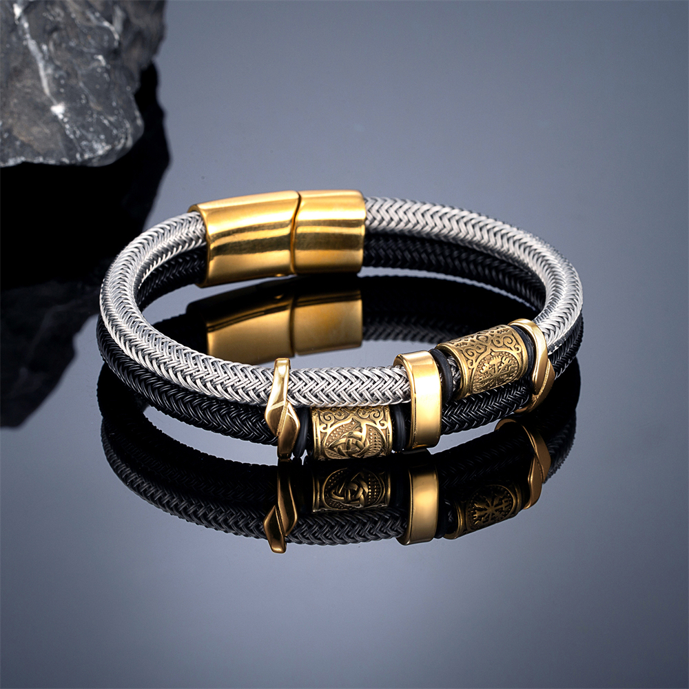 Vintage Norse Rune Double-Laye - Battle Rope Anchor reseña y precio