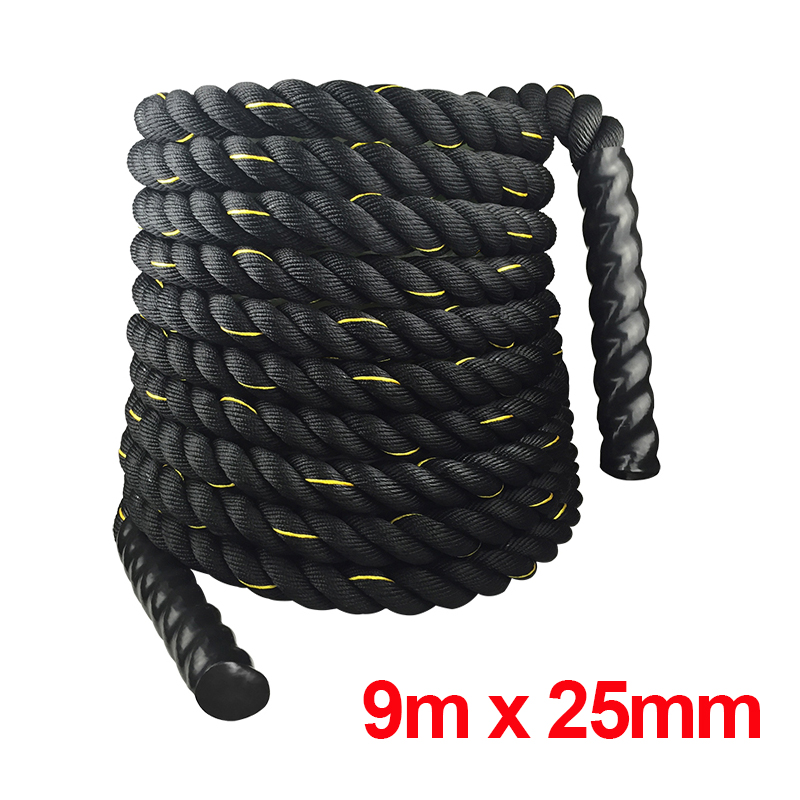 9M/12M/15M Fitness Battle Rope - Crossfit No Equipment reseña y precio