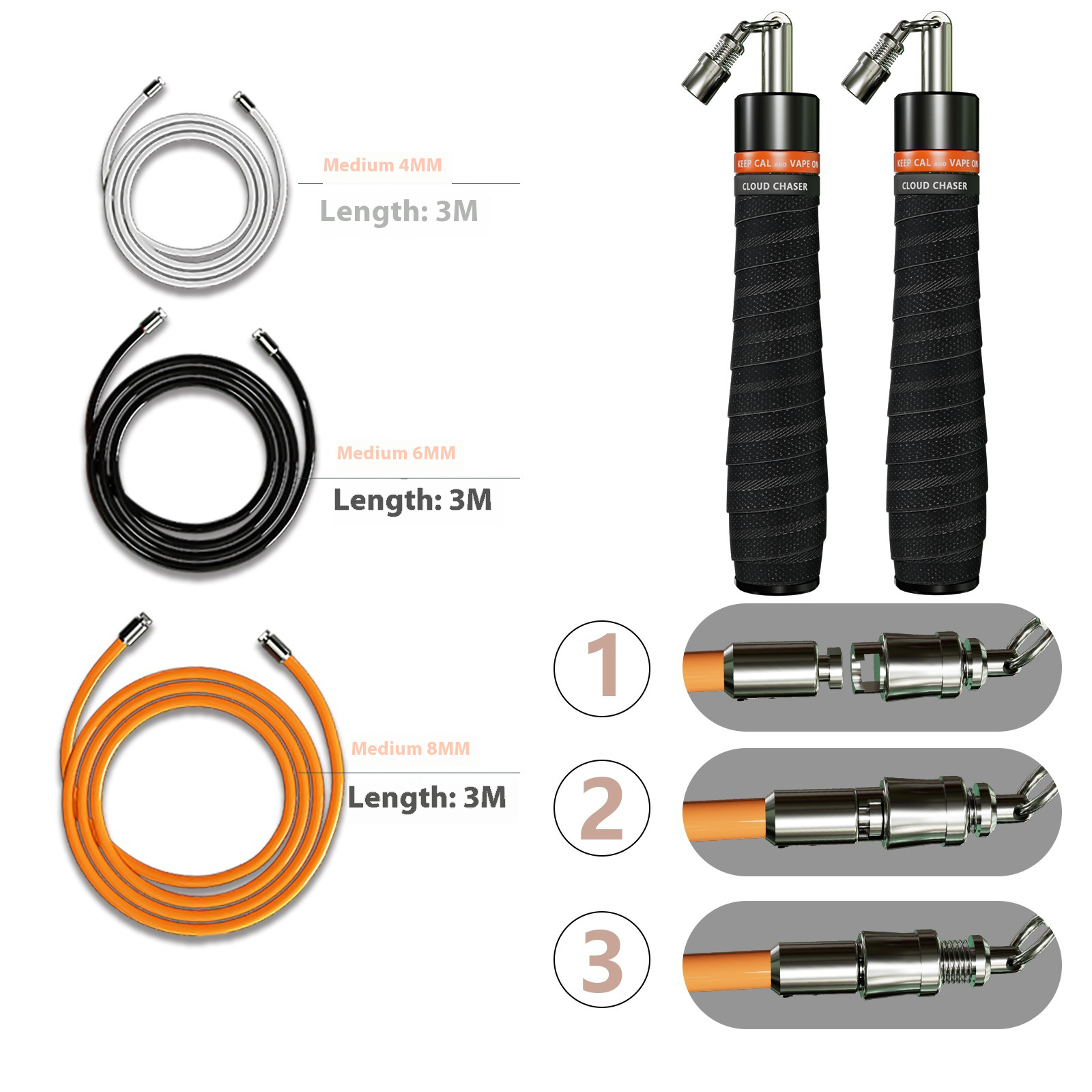 MOGOLD Weight Three Rope Jump  - Crossfit No Equipment reseña y precio