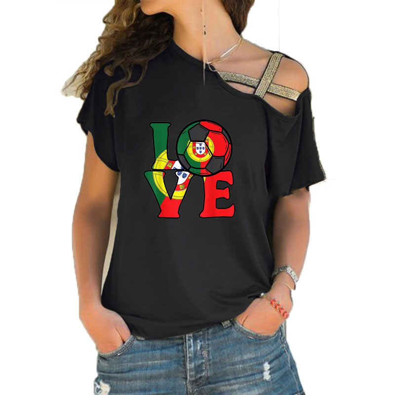 Women Loose Slash Neck T Shirt - Crossfit Accessories reseña y precio