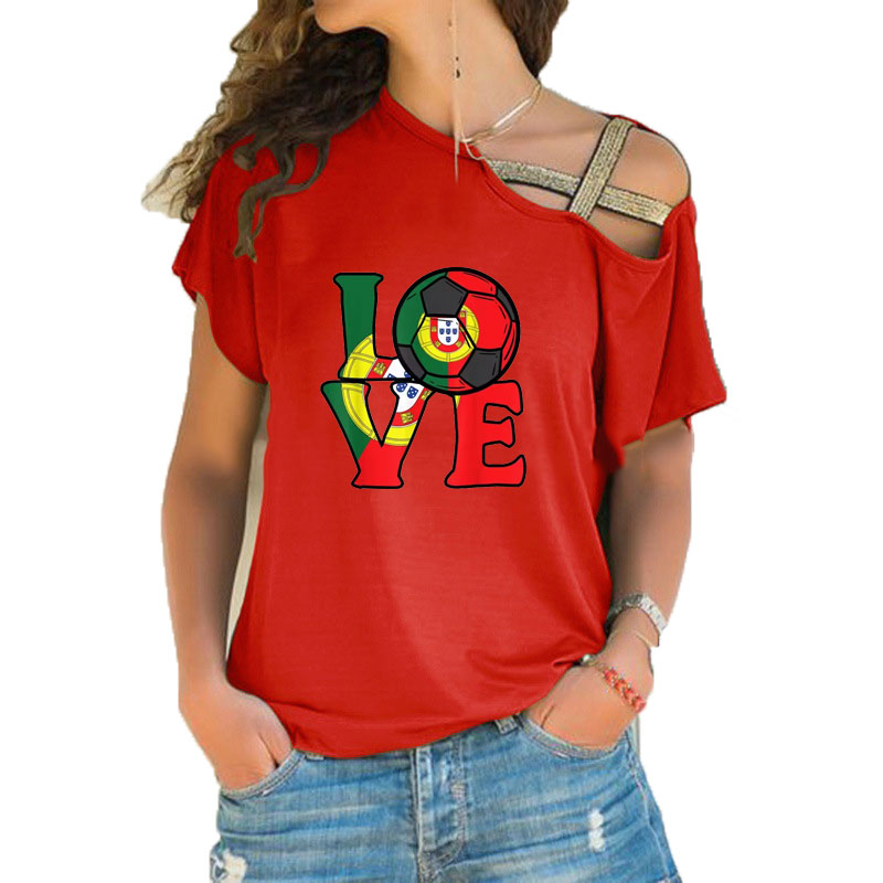 Women Loose Slash Neck T Shirt - Crossfit Accessories reseña y precio