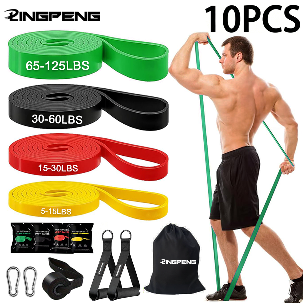 10Pcs 4-Level Resistance Bands - Pull Up Assist Band reseña y precio