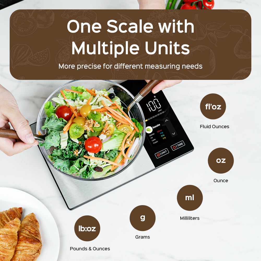 Smart Kitchen Scale Connects t - Crossfit Training reseña y precio