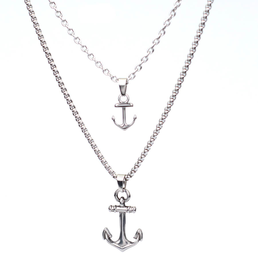Hiphop Anchor Necklace For Men - Battle Rope Anchor reseña y precio