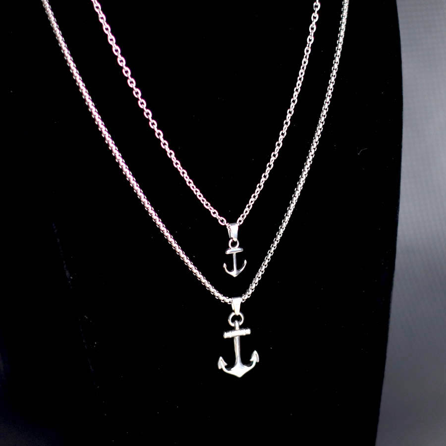 Hiphop Anchor Necklace For Men - Battle Rope Anchor reseña y precio
