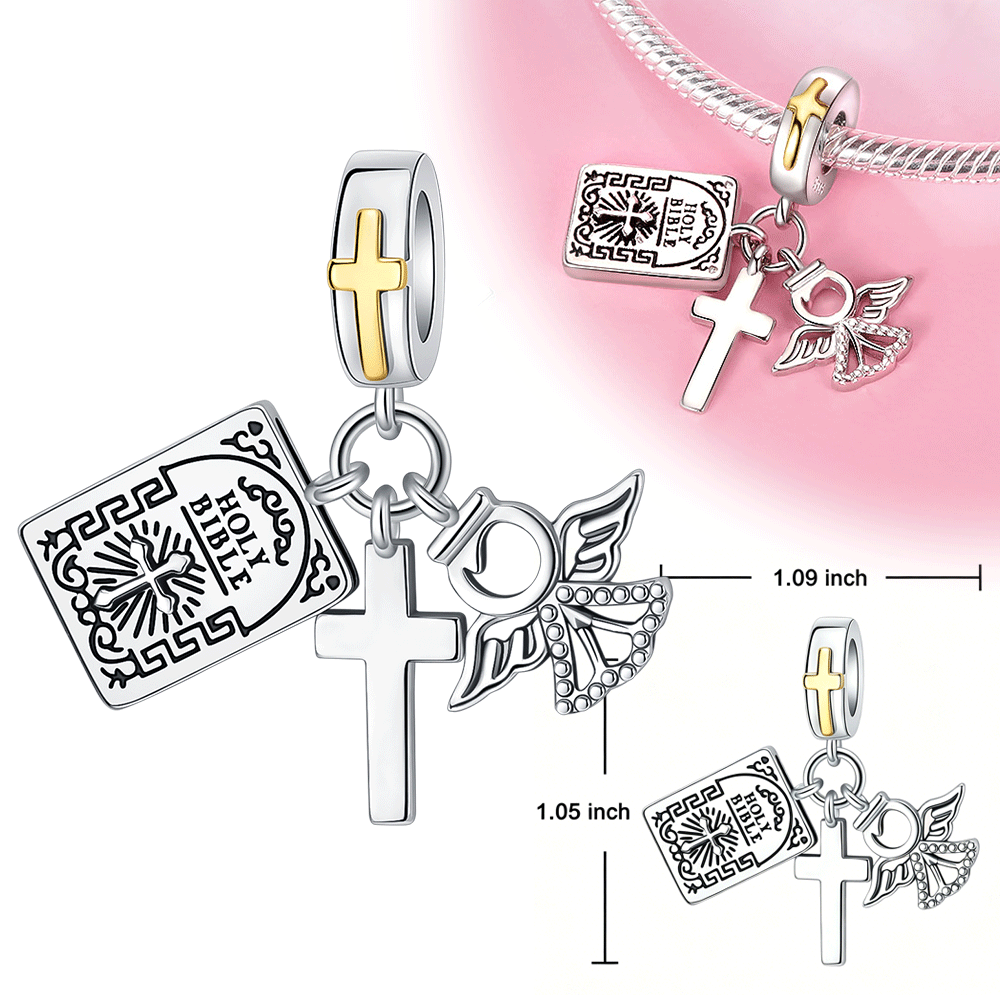 925 Sterling Silver Charm Holy - Crossfit Accessories reseña y precio