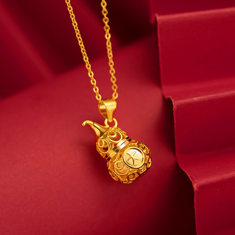 Pure 18K Gold Necklace Lucky H - Battle Rope Anchor reseña y precio