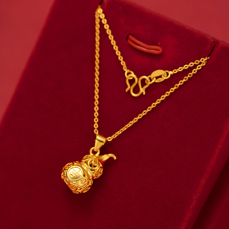 Pure 18K Gold Necklace Lucky H - Battle Rope Anchor reseña y precio