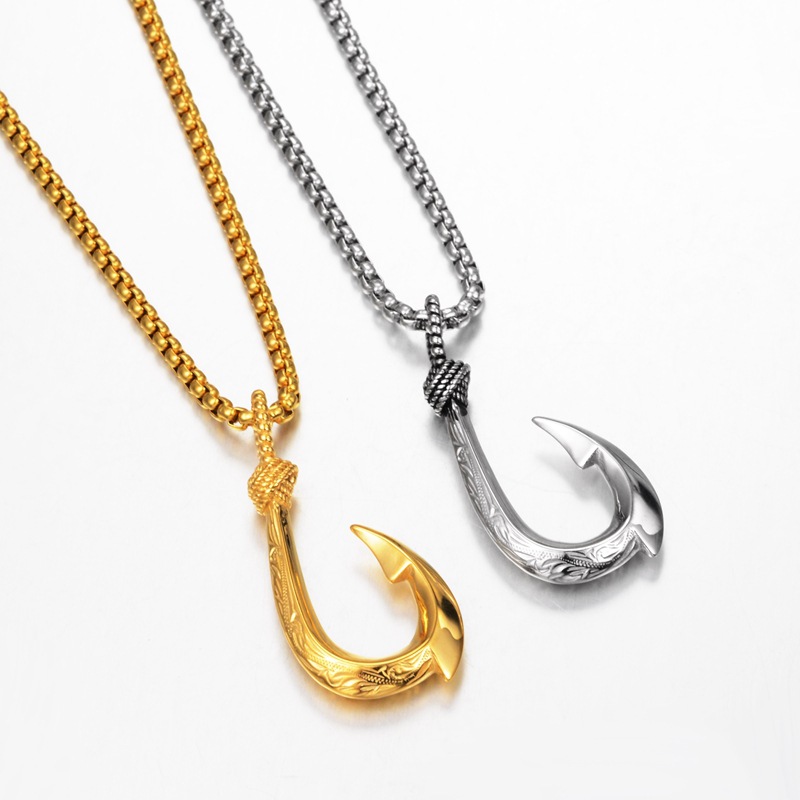 Maui Magic Fish Hook Necklace  - Battle Rope Anchor reseña y precio
