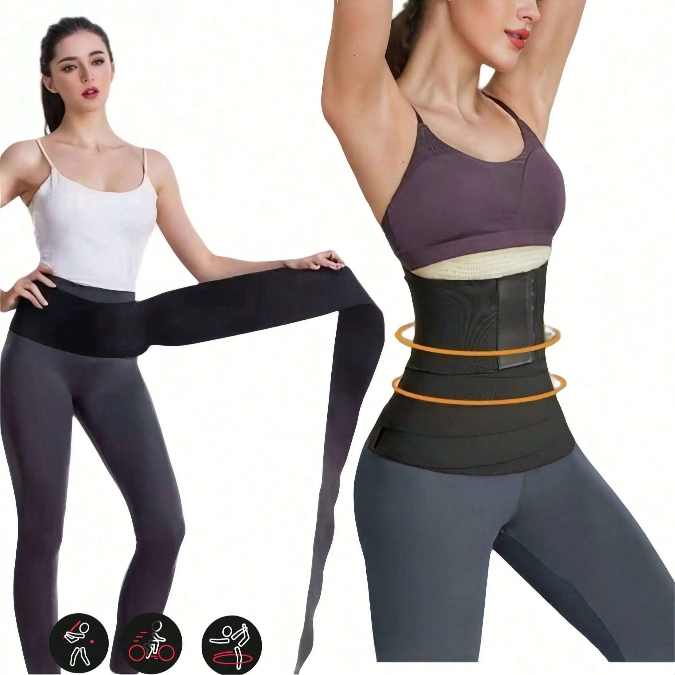 Women Waist Bandage Wrap Trimm - Pull Up Assist Band reseña y precio