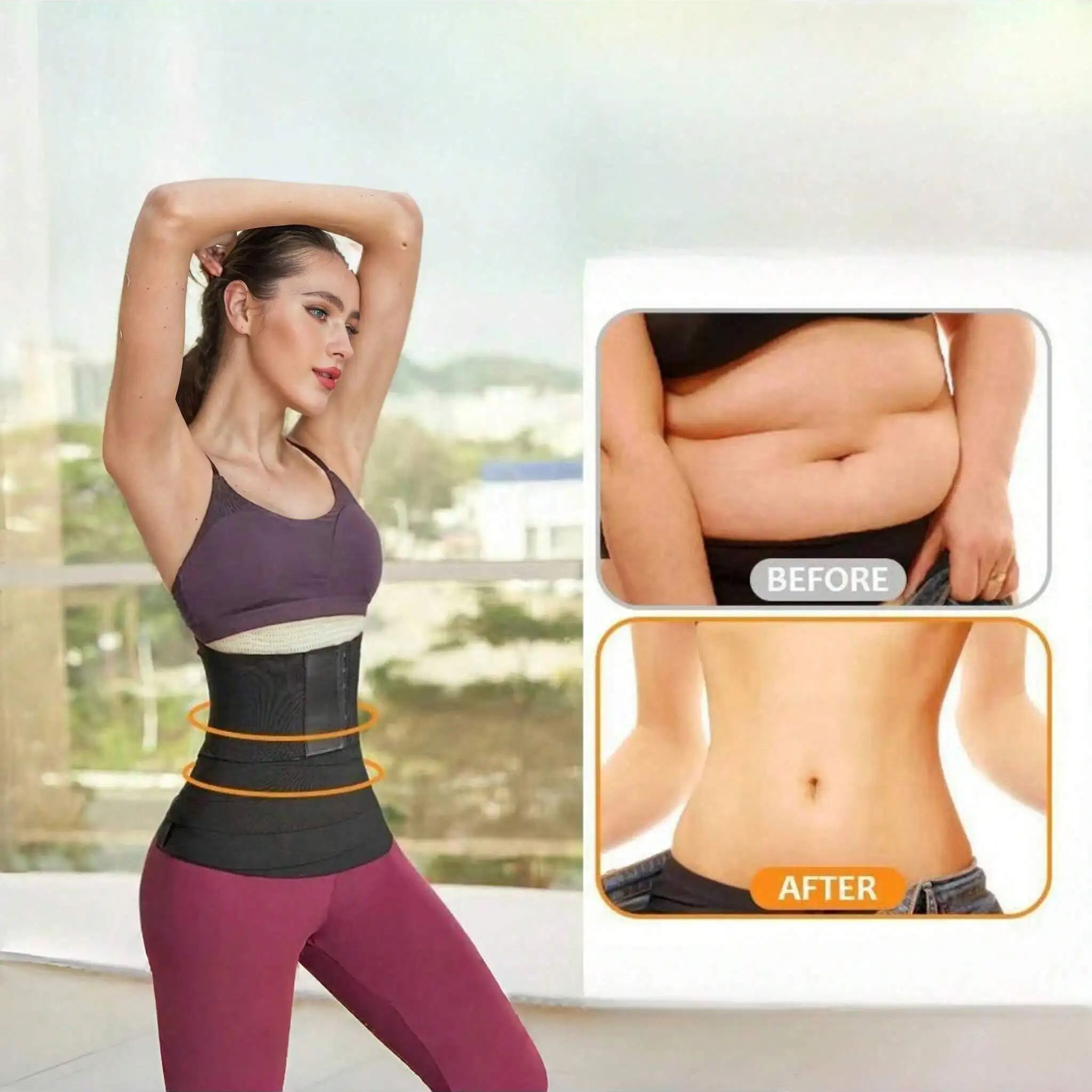 Women Waist Bandage Wrap Trimm - Pull Up Assist Band reseña y precio