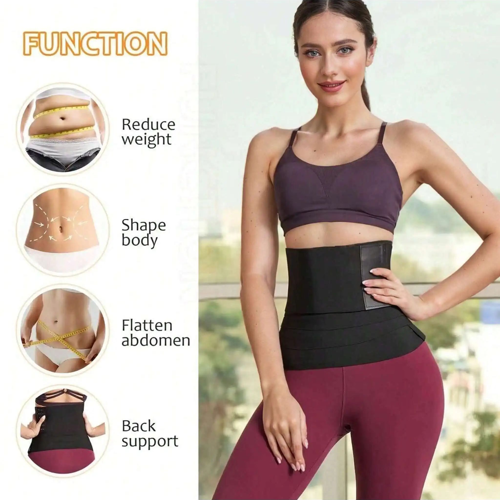 Women Waist Bandage Wrap Trimm - Pull Up Assist Band reseña y precio