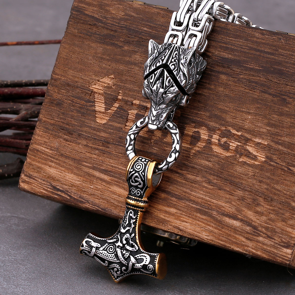 Glamorous Stainless Steel Wolf - Battle Rope Anchor reseña y precio