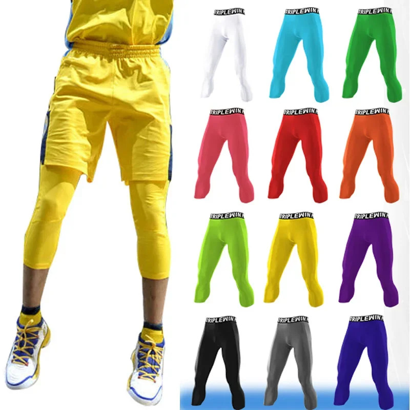 Men GYM Capri Running Tights P - Crossfit Training reseña y precio