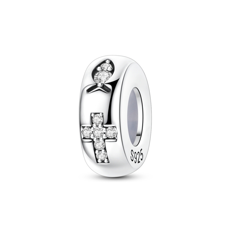 Shiny Zircon Jesus Fish Cross  - Crossfit Accessories reseña y precio