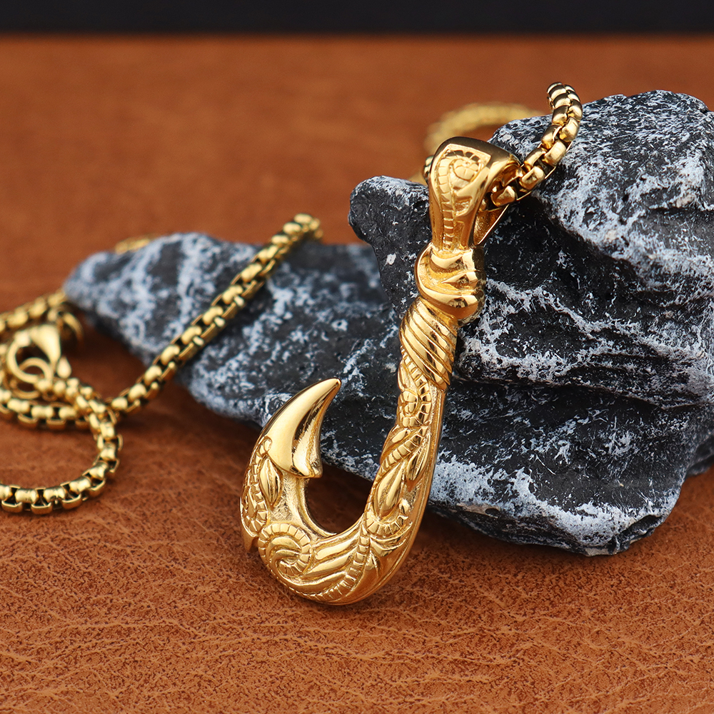 Maui Magic Fish Hook Necklace  - Battle Rope Anchor reseña y precio