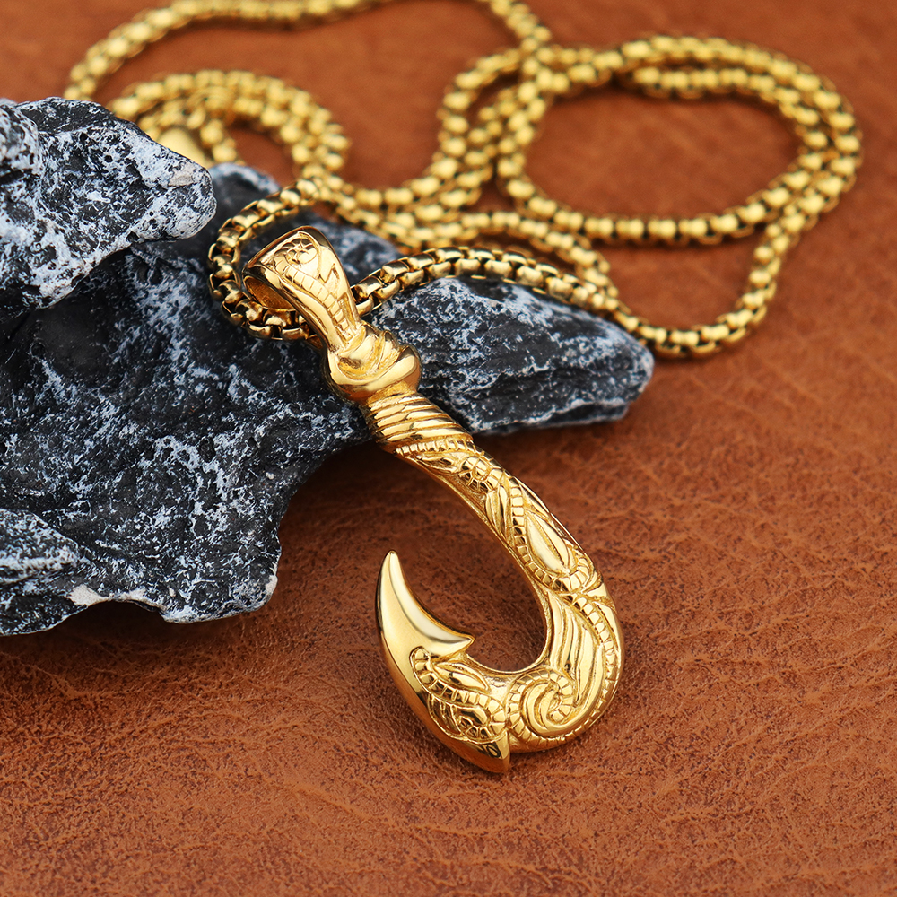Maui Magic Fish Hook Necklace  - Battle Rope Anchor reseña y precio